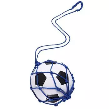 Футбольный тренажер для ударов по мячу Футбольный мяч Сетка для удара Футбольные тренажеры (синий)