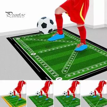 Футбольный тренировочный коврик для улучшения контроля свода стопы, нескользящий футбольный тренировочный коврик для улучшения навыков владения мячом, спортивный футбольный коврик для контроля мяча и ведения мяча D