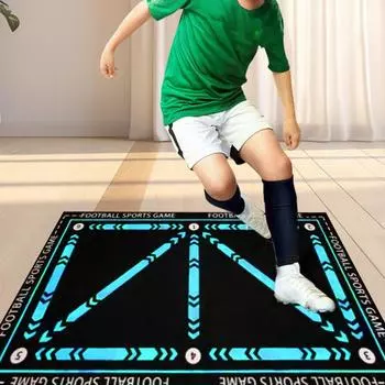 Футбольный тренировочный коврик для улучшения контроля свода стопы, нескользящая поверхность, тренировочный коврик для игры в регби, улучшение навыков владения мячом, футбольный спортивный коврик