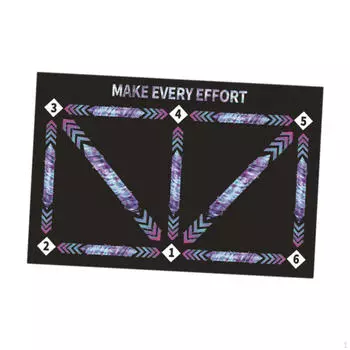 Футбольный тренировочный коврик Ковер Противоскользящий Складной Прочный Устройства Дриблинг Style A