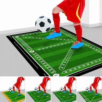 Футбольный тренировочный коврик Yousheng для улучшения контроля свода стопы, нескользящий тренировочный коврик для футбольных навыков, улучшение навыков владения мячом, спортивный футбольный коврик D