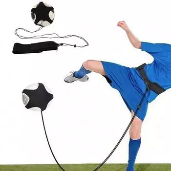 Футбольный тренировочный пояс, футбольный пояс для ударов по мячу, футбольный тренировочный коврик, футбольное тренировочное оборудование чёрный