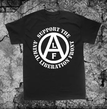 Футболка 230 г/м из 100% хлопка Peta Vegan Vegetarian Animal Liberation Front Футболка Alf Animal Welfare Rights Punk Crass Subhumans Icons Of Filth Aus Ro XXS чёрный