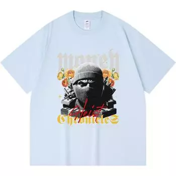 Футболка 230GSM 100% хлопок Деньги (0001) Футболки с принтом Смешная футболка из чесаного хлопка в стиле Харадзюку XS абрикосовый