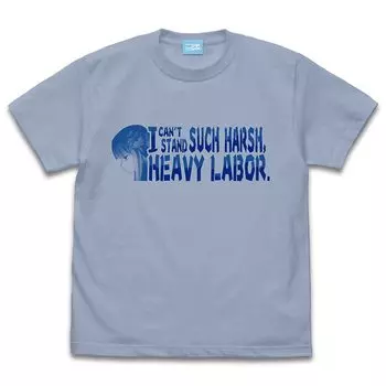 Футболка 2D Cospa Дядя из другого мира Я не могу выносить такую суровую тяжелую работу ACID BLUE Размер M