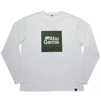 Футболка AbuGarcia Bug Off Box с длинным рукавом и логотипом белого цвета XL белый