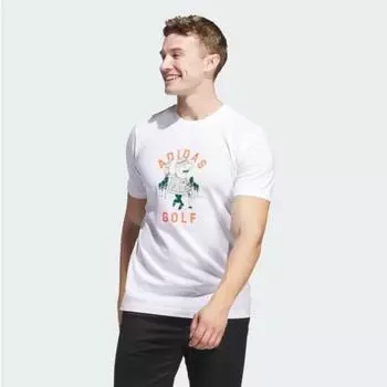 Футболка Adidas Golf 24 Fw Unisex Chip Deuces Graphic Tee Jg3760 белая JG3760 (white)/XS