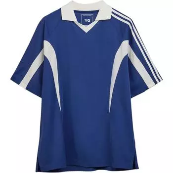 Футболка adidas x Y-3 S/S CTLN темно-синяя, унисекс, уличная одежда JM8338 M
