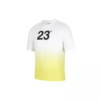 Футболка Air Jordan 23 Engineered Casual Sports с круглым вырезом и коротким рукавом для мужчин, белая CV3378-100 L