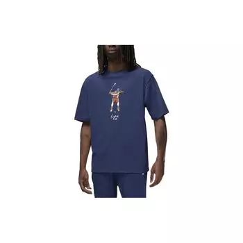 Футболка Air Jordan x Eastside Golf темно-синяя мужская, топы, синяя DV1890-410 XL