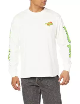 Футболка ALPHA x Space Jam с длинным рукавом и принтом в виде джема [Alpha Industries] белая, размер S TC1541-1 1541-1