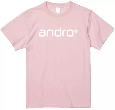 Футболка Andro Napa Cotton Baby Pink x White Baby [Andro] розовая/белая