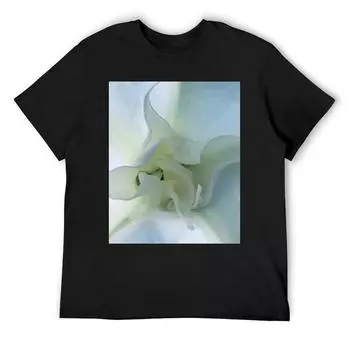 Футболка Angel S Trumpet Flower, одежда в стиле аниме, винтажная одежда, футболки с графическим принтом, свободные рубашки для тренировок для мужчин S белый