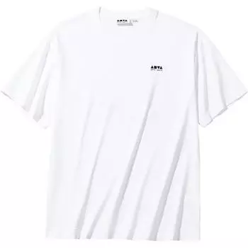 Футболка Anta Comfortable Breathable Freey Fit с круглым вырезом и принтом в виде букв, унисекс, цвет Snow-White 172438109-1 M