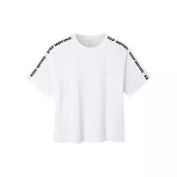Футболка Anta Ice Feel Letter с круглым вырезом, женские топы, белая 162228118-1 XL