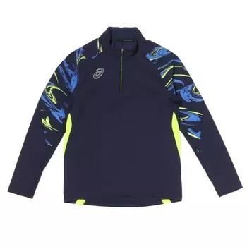 Футболка ASICS Wind Barrier Half Zip 2101A242.405 MIDNIGHT S