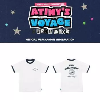Футболка ATINY s Voyage From A to Z с фан-встречи ATEEZ 2024