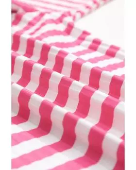 Футболка Azura Exchange Strawberry Pink Striped с длинными рукавами и текстурированной вязкой M земляничный/розовый