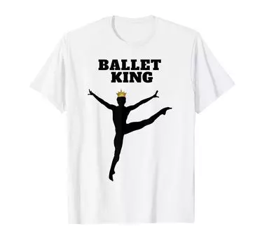 Футболка Ballet King Ballet Boys Ballet Men s T-Shirt белый