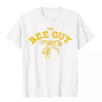 Футболка Bee Guy Funny Bees Lover Beekeeping Honey, новое поступление, мужские топы, футболки в стиле хип-хоп, хлопковый дизайн S