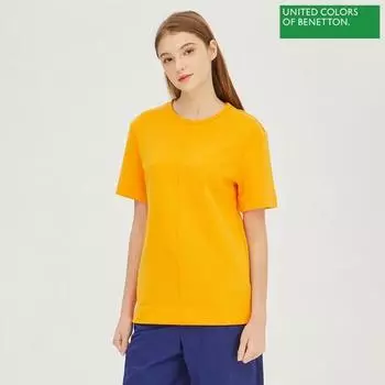 Футболка Benetton Benetton Water Drop baTS96241 или oranges/42