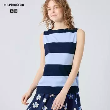 ФУТБОЛКА БЕЗ РУКАВОВ UNIQLO С ГРАФИКОЙ