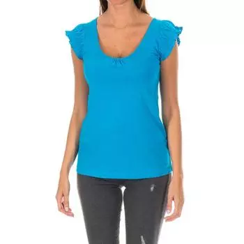 Футболка без рукавов с круглым вырезом ADM0102 женская XS синий