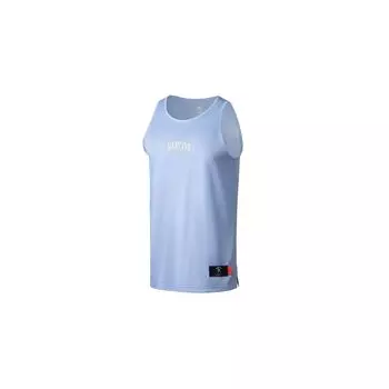 Футболка без рукавов с круглым вырезом Li Ning Anti-Five Series Letter Print, свободная, мужская, прозрачно-голубая, AVST031-8 M