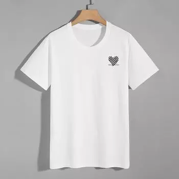 Футболка больших размеров 12XL, мужская хлопковая повседневная футболка с коротким рукавом и круглым вырезом, дышащая удобная посадка 4XL