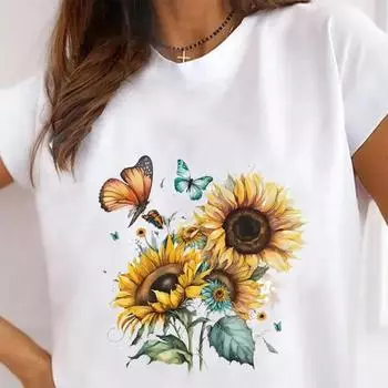 Футболка больших размеров с графическим рисунком, одежда 90-х годов, женская футболка с принтом «Сладкое сердце любви», Валентина, летние женские футболки с короткими рукавами XS