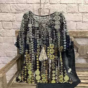 Футболка большого размера с принтом «тай-дай» для женщин, с круглым вырезом и коротким рукавом, с 3D-принтом, повседневные футболки 7XL