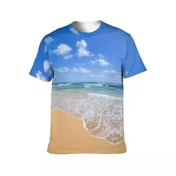 Футболка большого размера с рисунком неба для женщин, футболка с 3D-принтом, повседневная футболка с короткими рукавами, летние женские футболки 7XL