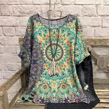 Футболка большого размера в стиле ретро с цветными блоками и 3D-принтом, летняя, повседневная, с круглым вырезом и короткими рукавами, свободная, для похудения 7XL