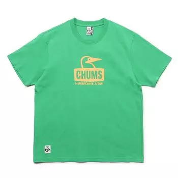 Футболка Booby Face Green [Chums] Футболка мужская зелёный