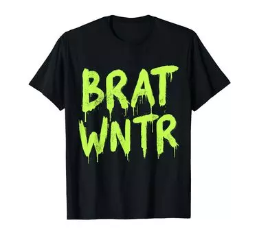 Футболка Brat Winter Grunge чёрный
