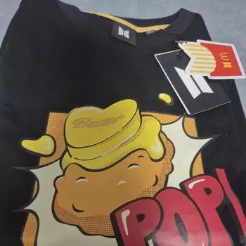 Футболка Bts X Mcdonald s черная M