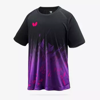 Футболка Butterfly Table Tennis с коротким рукавом Extra Unisex M 46430 Футболка черная/фиолетовая (905)