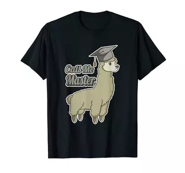 Футболка Call Me Master Alpaca Paco Llama Alpaca Breeder Alpaca