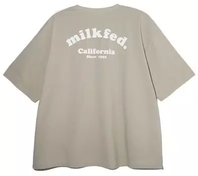 Футболка Casual x OP RASH GUARD POCKET TEE BEIGE [Milk Fed] женская бежевый