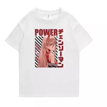 Футболка Chainsaw Man Pavaro Mainime Amazon Cross Border с короткими рукавами для мужчин и женщин S