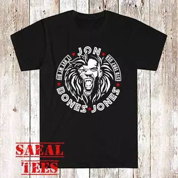 Футболка чемпиона MMA Fighter Джона Боунса Джонса Льва S