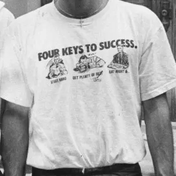 Футболка «Четыре ключа к успеху» Николаса Чавеса Футболки с фильмом «Братья Менендес» Хлопковые футболки Мужская женская одежда Летняя мужская рубашка XS песочный