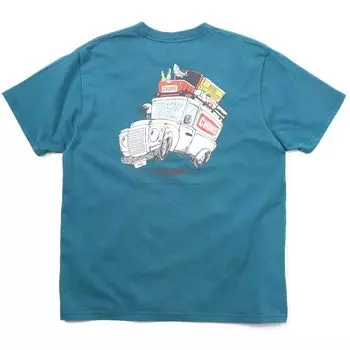 Футболка Chums Go Outdoor Pocket Teal Футболка мужская