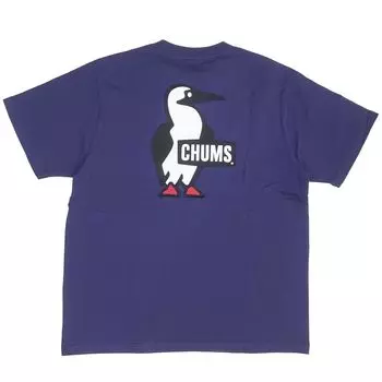 Футболка Chums Retro Booby Logo Purple, мужская, фиолетовый
