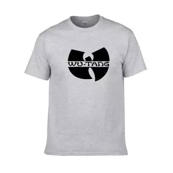 Футболка Clan Tang Wu Gza Rza Odb Хип-хоп Рэп Футболка Мужская Унисекс с Коротким Рукавом Топы S