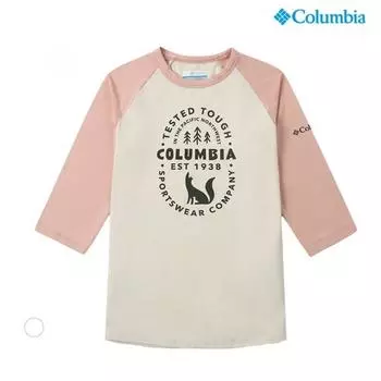 Футболка Columbia Kids Kids 3–4 Graphic Crewneck бежевая Beige/115(XXS)