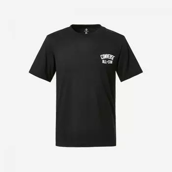 Футболка Converse Retro Chuck Slogan 10027107 A01 черная 90