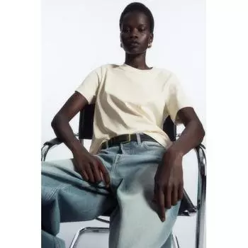 Футболка Cos Japan Clean Cut light beige/XS