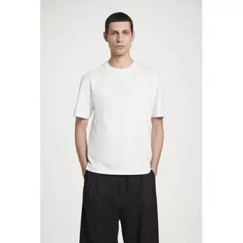 Футболка Cos Japan Oversize InInterlock Crew Neck white/XS