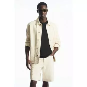 Футболка Cos Japan Regular Fit из хлопка с начесом Black/XS